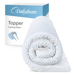 Coprimaterasso viscoelastico Dailydream “Modello M” con effetto memory foam, edizione “Cool Touch”.