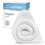 Coprimaterasso in schiuma comfort Dailydream modello "7-Zone"