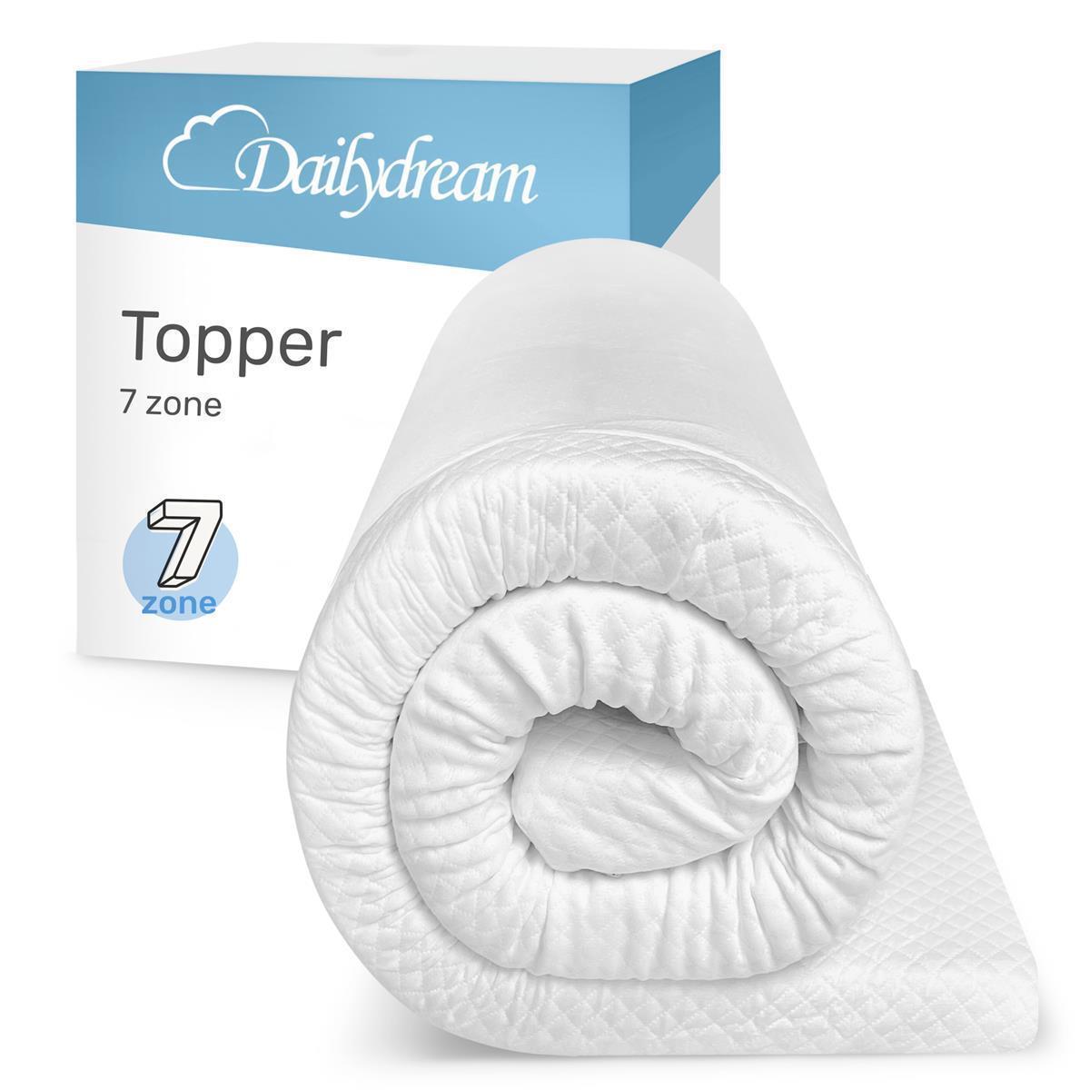 TEST_Dailydream viscoelastischer Matratzentopper mit Memory Foam Effekt, Edition "Standard"
