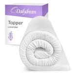 Coprimaterasso viscoelastico Dailydream con effetto memory foam, edizione "Lavender".