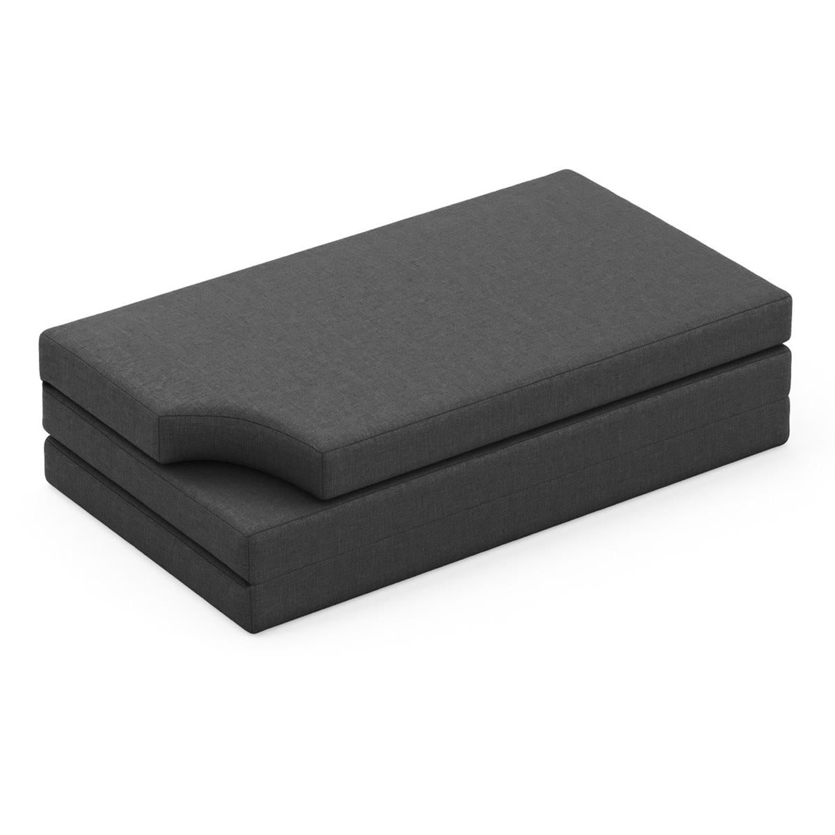 Surmatelas Dailydream Camper Modèle 1 pour VW T5, T6, Multivan, California Beach et Caravelle, 115x195x6,5cm, gris