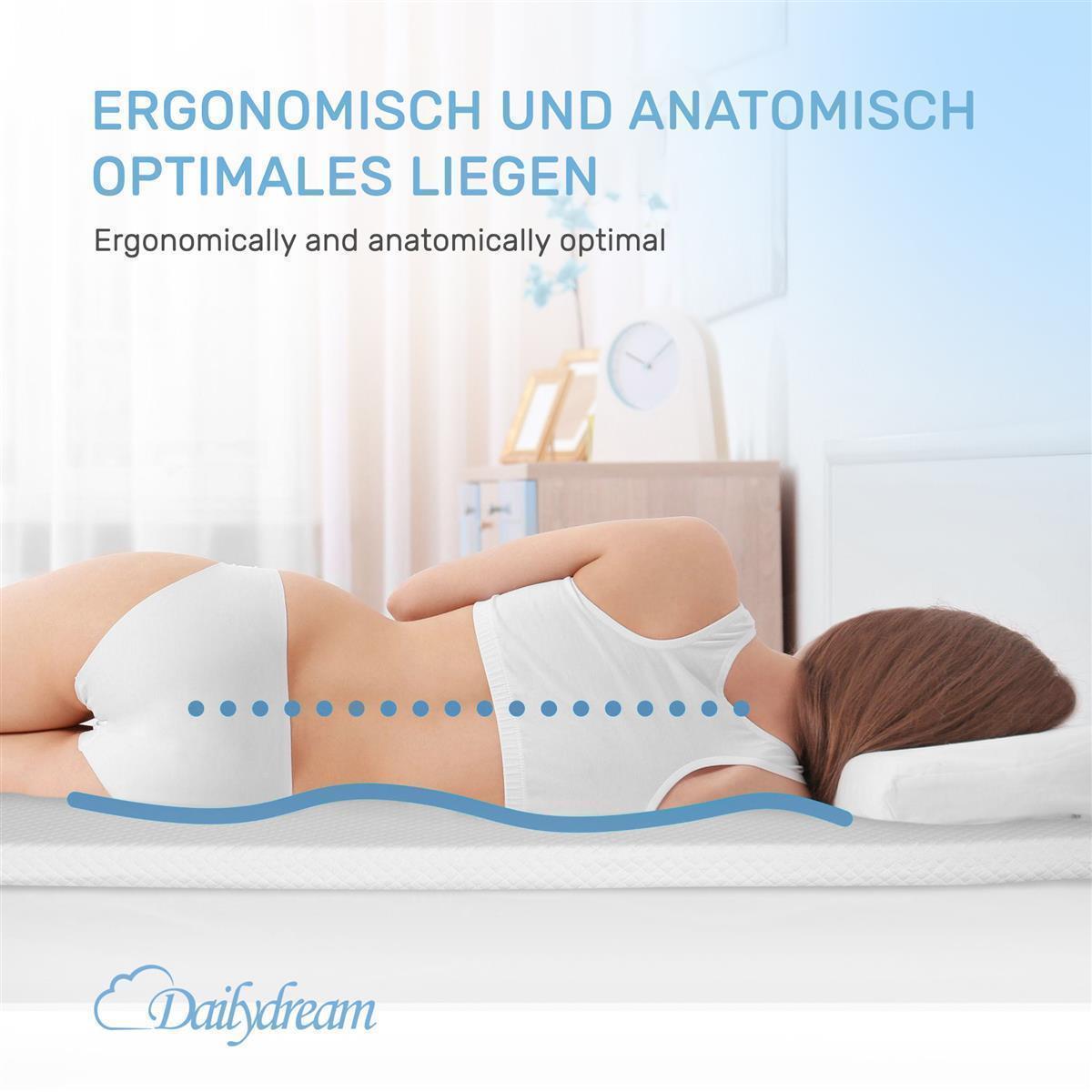 Coprimaterasso viscoelastico Dailydream con effetto memory foam, edizione "Standard".