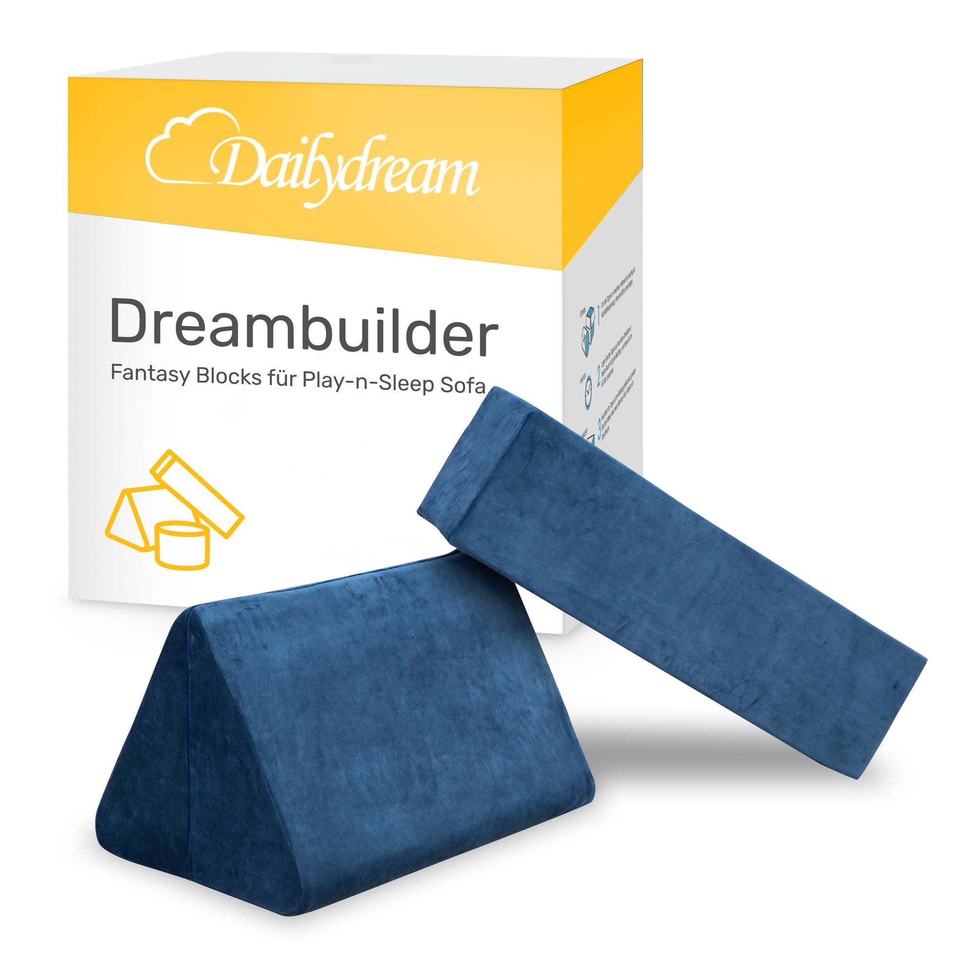 Dailydream Fantasy Blöcke für Dreambuilder Spielsofa für Kinder, Blau